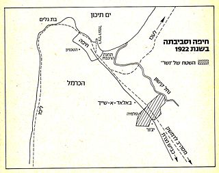 חיפה וסביבתה בשנת 1922