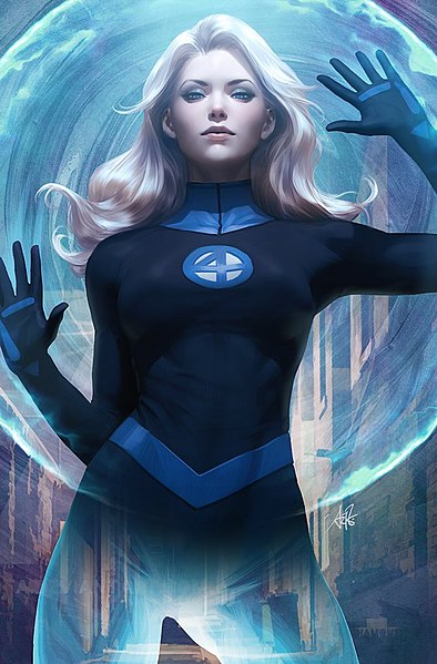 קובץ:Fantastic Four Vol 6 1 Invisible Woman Variant.jpg