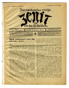 Datoteka:Naslovnica 2. br. časopisa Zenit (ožujak 1921.).jpg