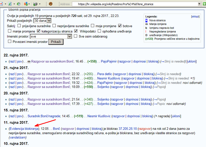 Datoteka:Evidencija blokiranja u popisu praćenja.png