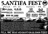 Plakat 5. Antifa festa