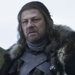 Eddard Stark a Trónok harca Közeleg a tél című epizódjában (2011)