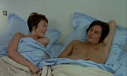 Annie Girardot és Alain Delon