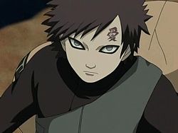 Gaara a Naruto sippúden 4. epizódjában (eredeti sugárzás: 2007. március 1.)[1]