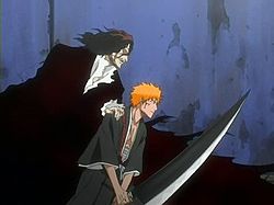 Kuroszaki Icsigo és kardjának szelleme, Zangecu a Bleach című animéből
