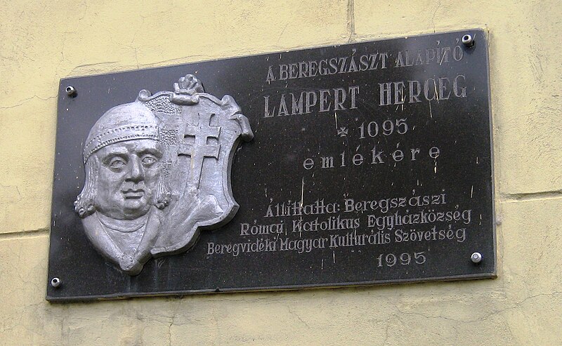 Fájl:Lampert herceg emléktáblája.jpg