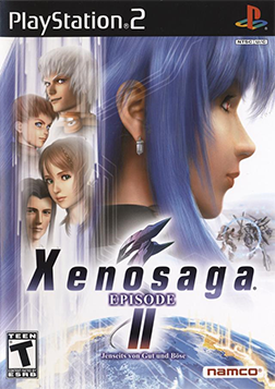 Berkas:Xenosaga Episode II - Jenseits von Gut und Bose Coverart.png