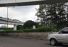 KM 0 Jalan Tol Jakarta-Merak, ujung akhir underpass