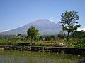 Gunung Sumbing dilihat dari Dusun Sojayan