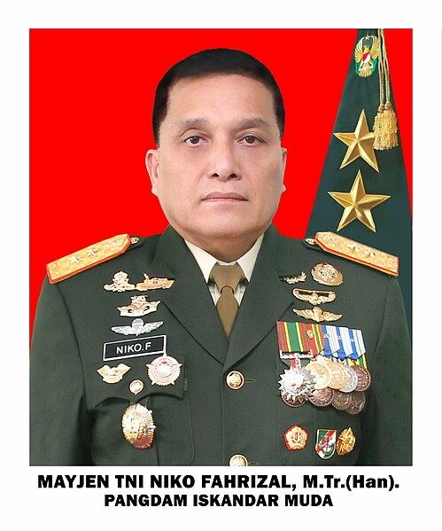 Berkas:Mayjen TNI Niko Fahrizal.jpg