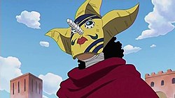 Usopp yang menyamar sebagai Sogeking