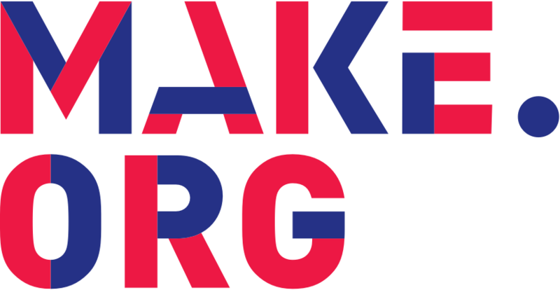 File:Logo del sito web Make.org .png