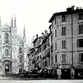 Quartiere del Rebecchino, che venne demolito nel 1875 per allargare piazza del Duomo