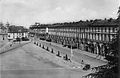 Piazza Cavour a Pinerolo nel 1937.