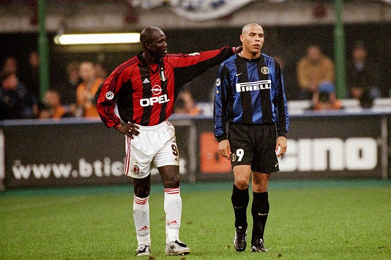 File:Serie A 1999-2000 - Inter vs Milan - George Weah, Ronaldo.jpg