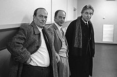 Giorgio Bocca, Sandro Viola e Bernardo Valli, la Repubblica, 1986.jpg