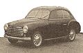 La Moretti 600 così come si presenta all'inizio del 1951