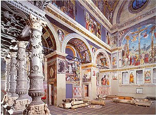 Il coro delle monache nel monastero di Santa Giulia