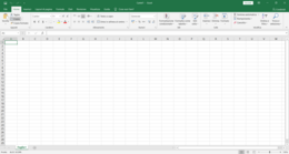 Microsoft Excel 2019 su Windows 10.