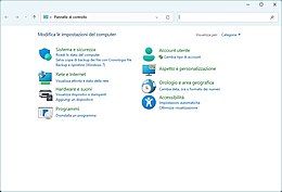 Il Pannello di controllo in Windows 11