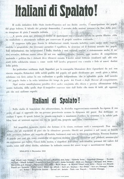 File:Manifesto Italiani Spalato 3111918.jpg