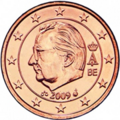 Moneta da 0,01 € belga coniata nel 2009