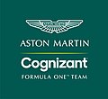 Il composit logo di Aston Martin Cognizant Formula One Team usato nella stagione 2021