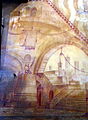 Asti, Casa Baussano, particolare degli affreschi eseguiti da Secondo Baussano