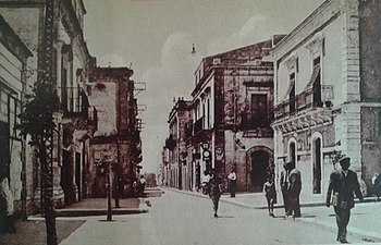 Piazza Faustino Maltese nel 1953