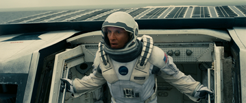 Matthew McConaughey in una scena di Interstellar
