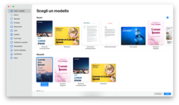 L'applicazione Pages su macOS Big Sur