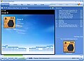 Schermata di Windows Media Player 10