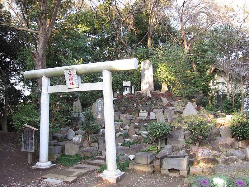 ファイル:姉埼神社 富士塚.JPG