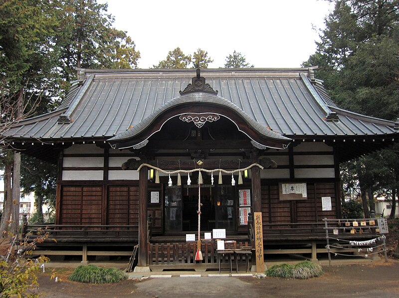 ファイル:甲斐奈神社 (笛吹市一宮町橋立) 拝殿.JPG