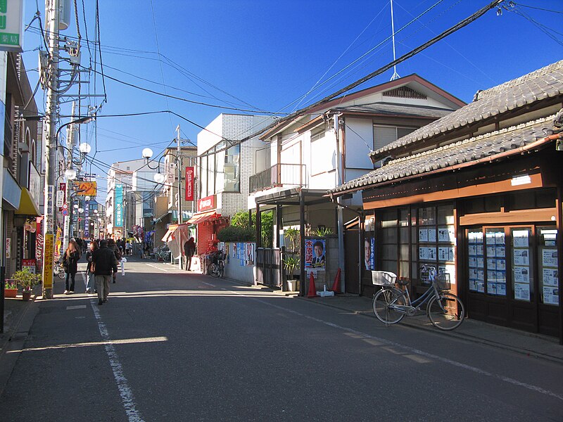 ファイル:Higashimurayama Akitsu Station Shopping Street 1.JPG