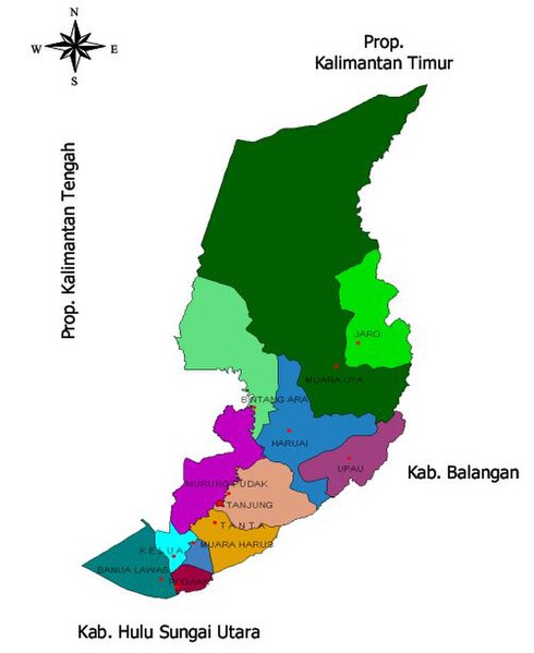 Barkas:Peta Kabupaten Tabalong.jpg