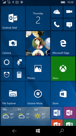 ფაილი:Windows 10 Mobile homescreen.png