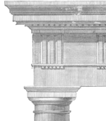 რომაული დორიული ორდერის გრავიურა