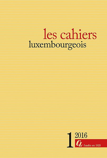 Fichier:Les cahiers luxembourgeois Cover 2016.jpeg