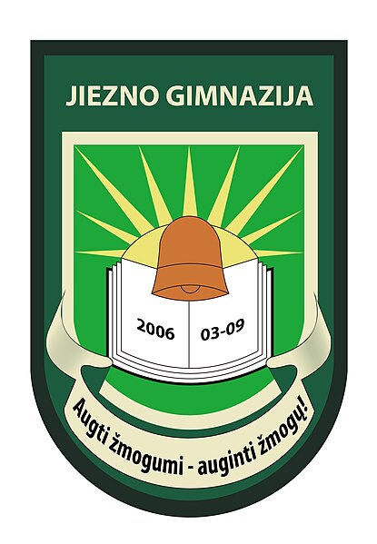 Vaizdas:Jiezno gimnazija, logo.jpg