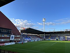 Stadiono Riga FC fanų tribūna