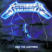 Ride the Lightning viršelis