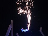 Aerodium šovs festivāla Staro Rīga 2013 laikā