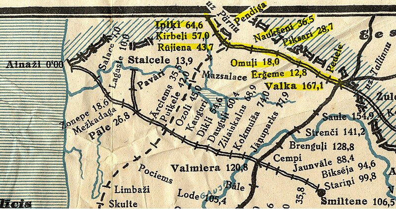 Attēls:Valkas - Pērnavas dzelzceļa Latvijas daļa ap 1930.jpg