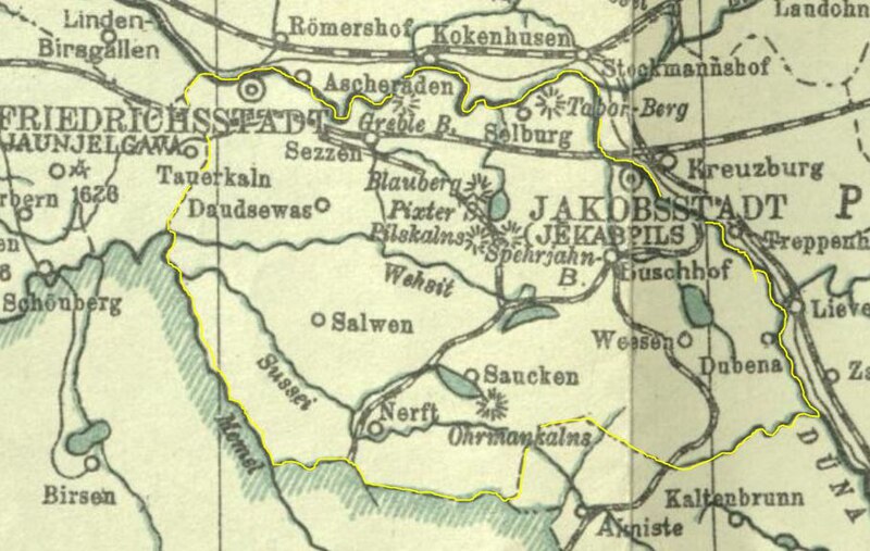 Attēls:Jēkabpils apriņķa karte ar vāciskajiem vietvārdiem 1929.jpg