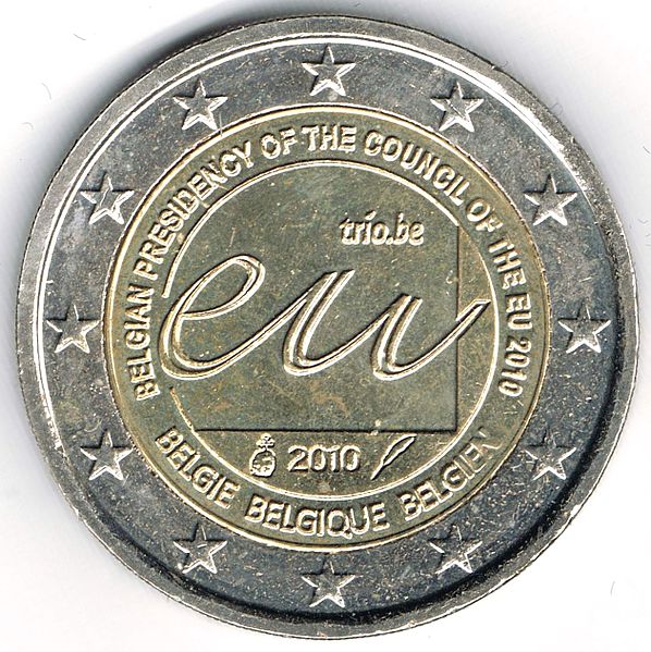 Attēls:2 Euro Gedenkmünze Belgien 2010.jpg