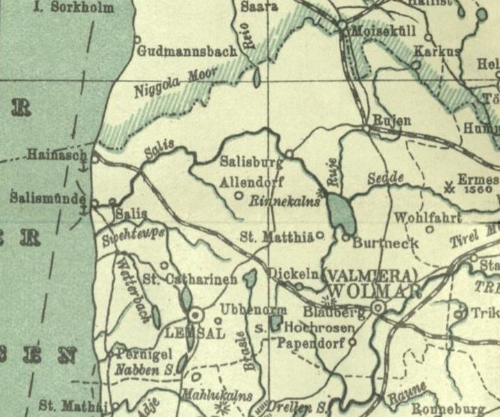 Attēls:Valmieras apriņķa karte ar vāciskajiem vietvārdiem 1929.jpg