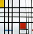 Kompozīcija ar dzeltenu, zilu un sarkanu (1937—1942)