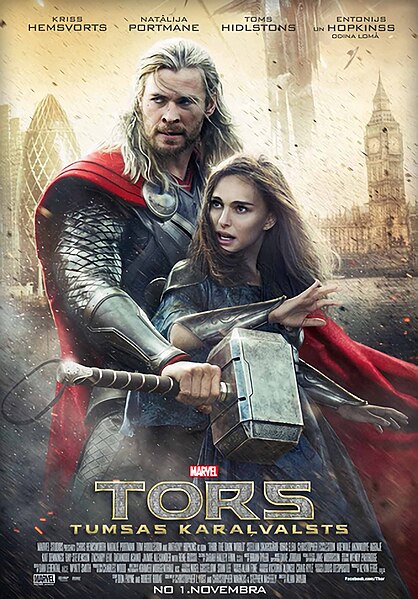 Attēls:Thor - The Dark World poster.jpg