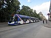 11. maršruta tramvajs Krišjāņa Barona ielā